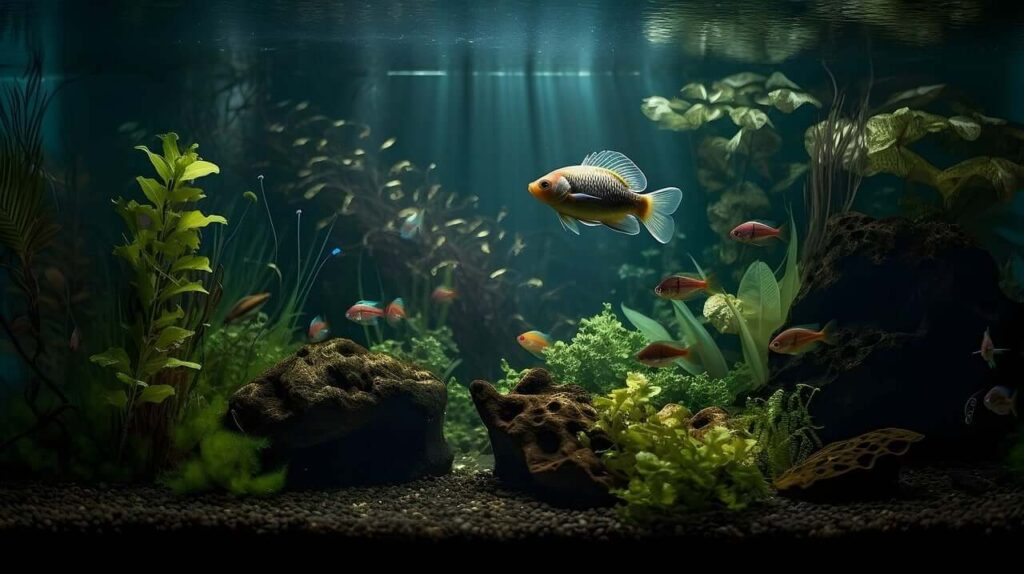 Neon Tetra and Aquascaping